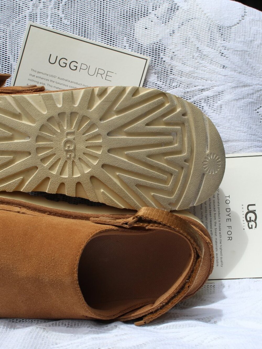 UGG Goldenstar Suede Family Matching Backstrap Clogs 9 - Picture 2 of 11